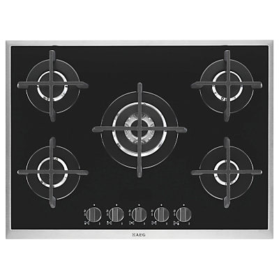 AEG HG795450XB Gas Hob, Black